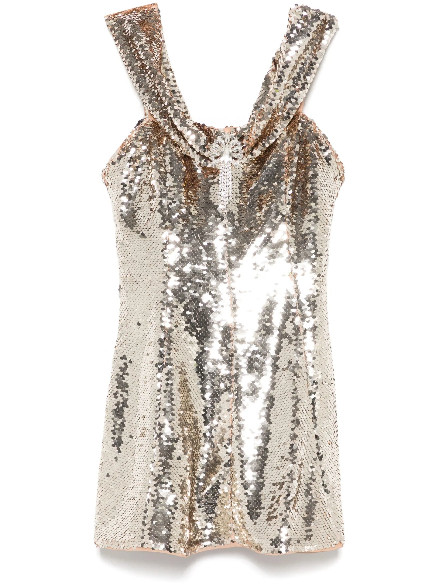 Self-Portrait Sequin Off-Shoulder Mini Dress