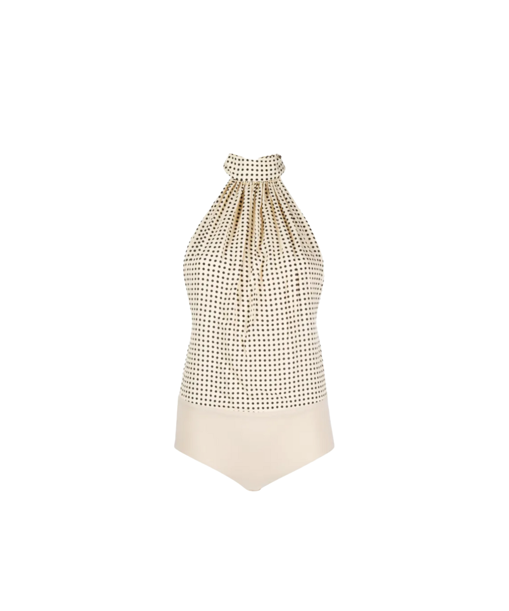 Used Philosophy Di Lorenzo Serafini dot-print halter neck top