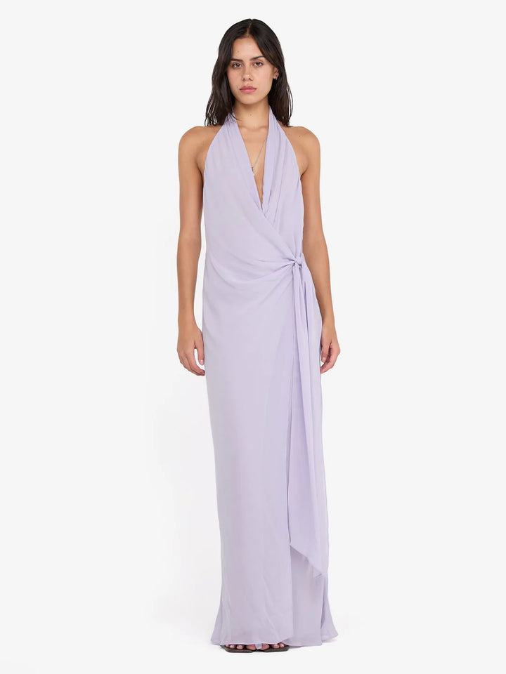 Bec + Bridge Soneva Wrap Dress in Wisteria - Size 4