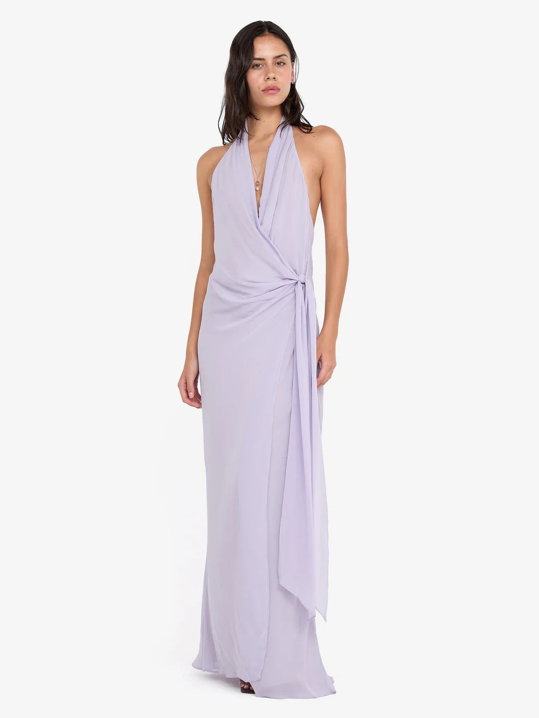 Bec + Bridge Soneva Wrap Dress in Wisteria - Size 4