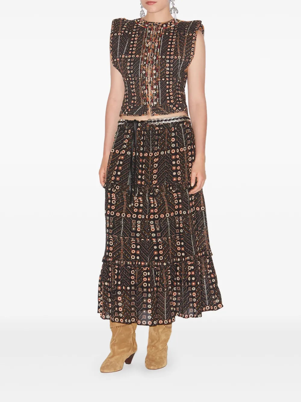 MARANT ÉTOILE Diya maxi skirt