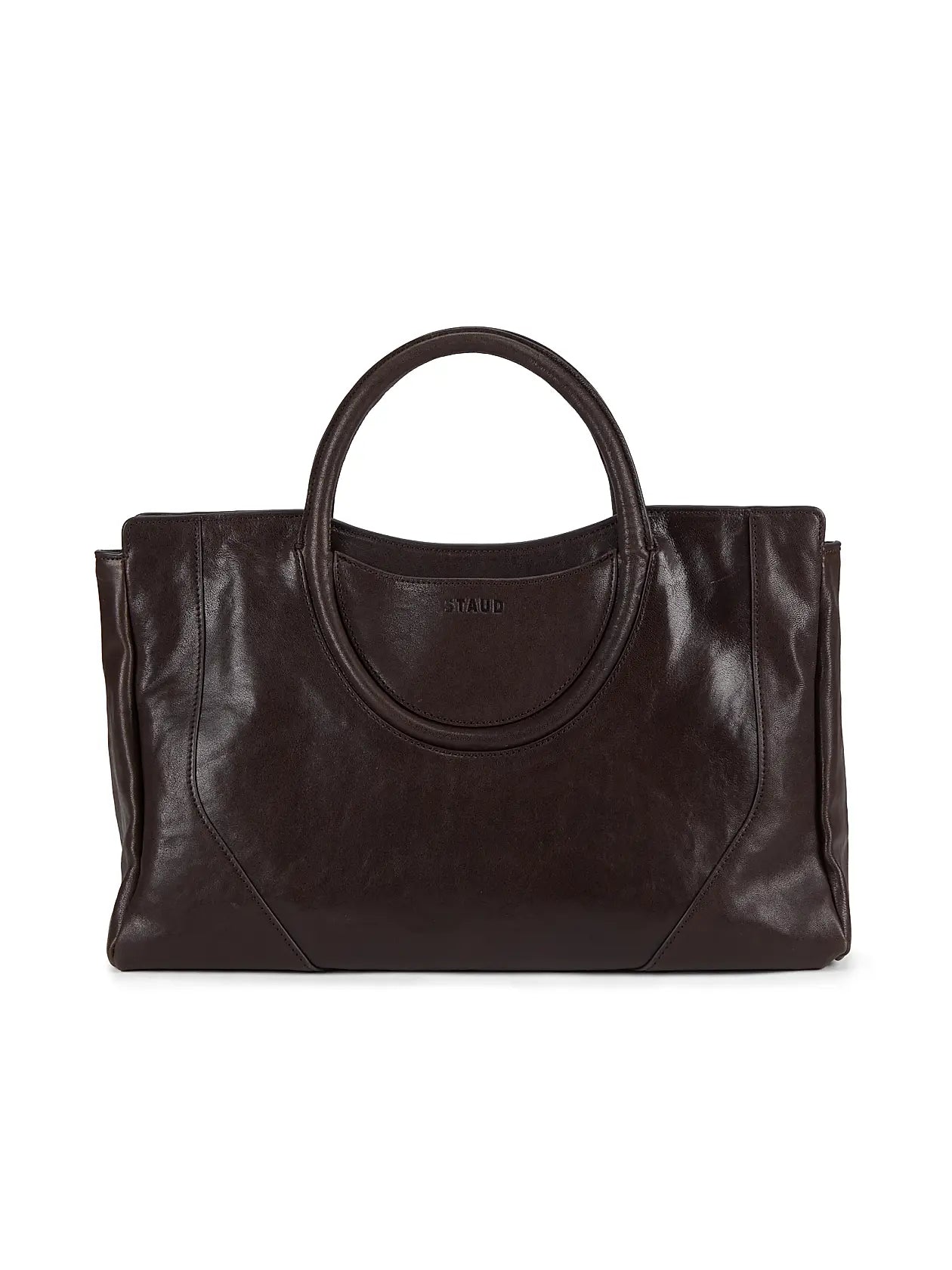 Staud Maude Leather Satchel