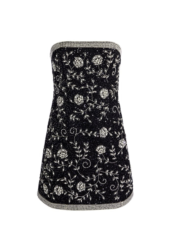 Alice + Olivia Embellished Mini Gown