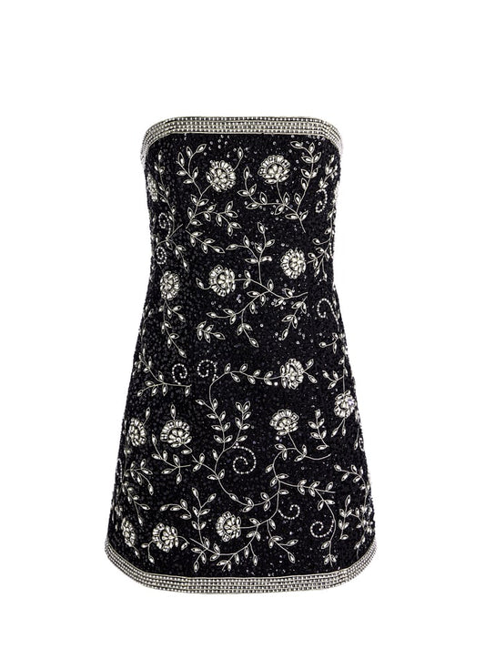 Alice + Olivia Embellished Mini Gown