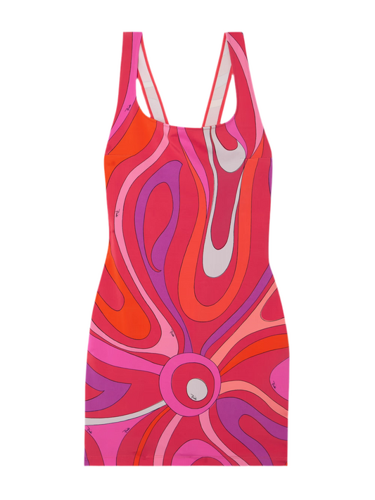 Pucci Printed Stretch-Jersey Mini Dress