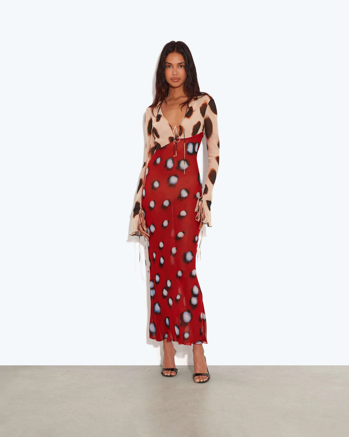 Rat &amp; Boa Sabine Dress in Red - Size M