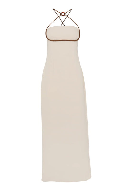 Sasha Terese Rosalie Maxi Dress Almond