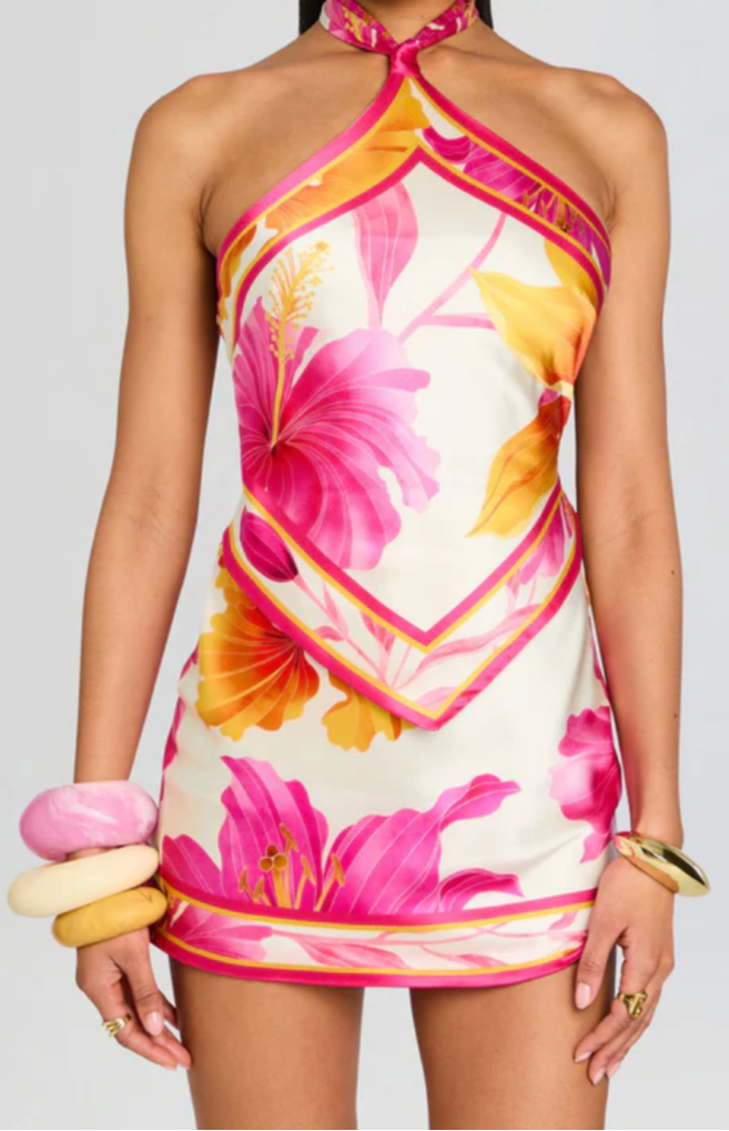 Retrofête Adelaide Silk Dress