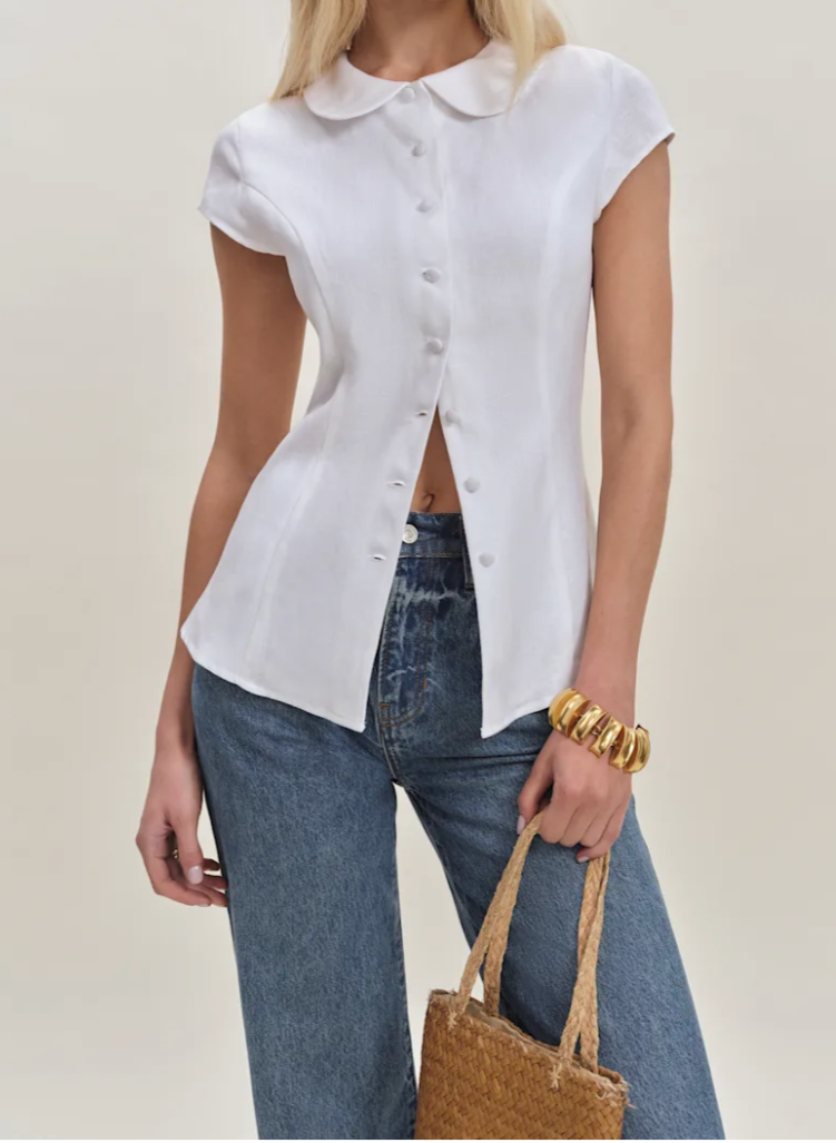 Reformation Molly Linen Shirt