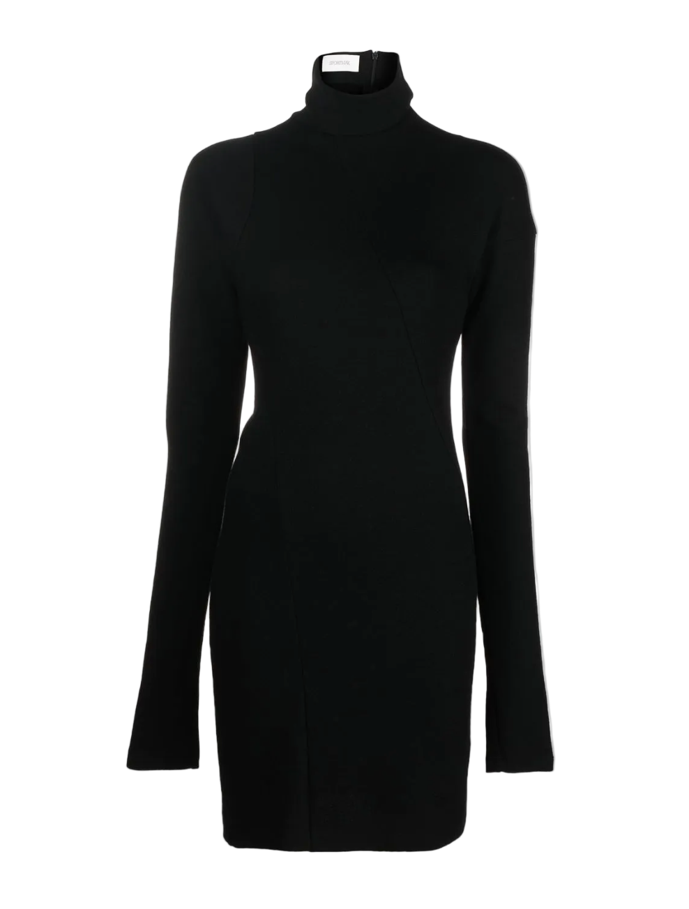 Max Mara High-Neck Long Sleeve Mini Dress