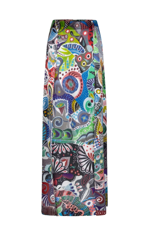 HEIRLOME Florence Maxi Skirt in A. Vazquez Print - Size 2 (Sold Out)