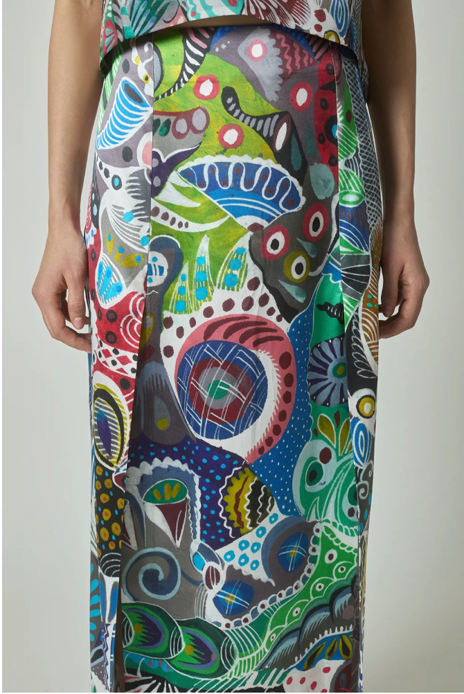 HEIRLOME Florence Maxi Skirt in A. Vazquez Print - Size 2 (Sold Out)
