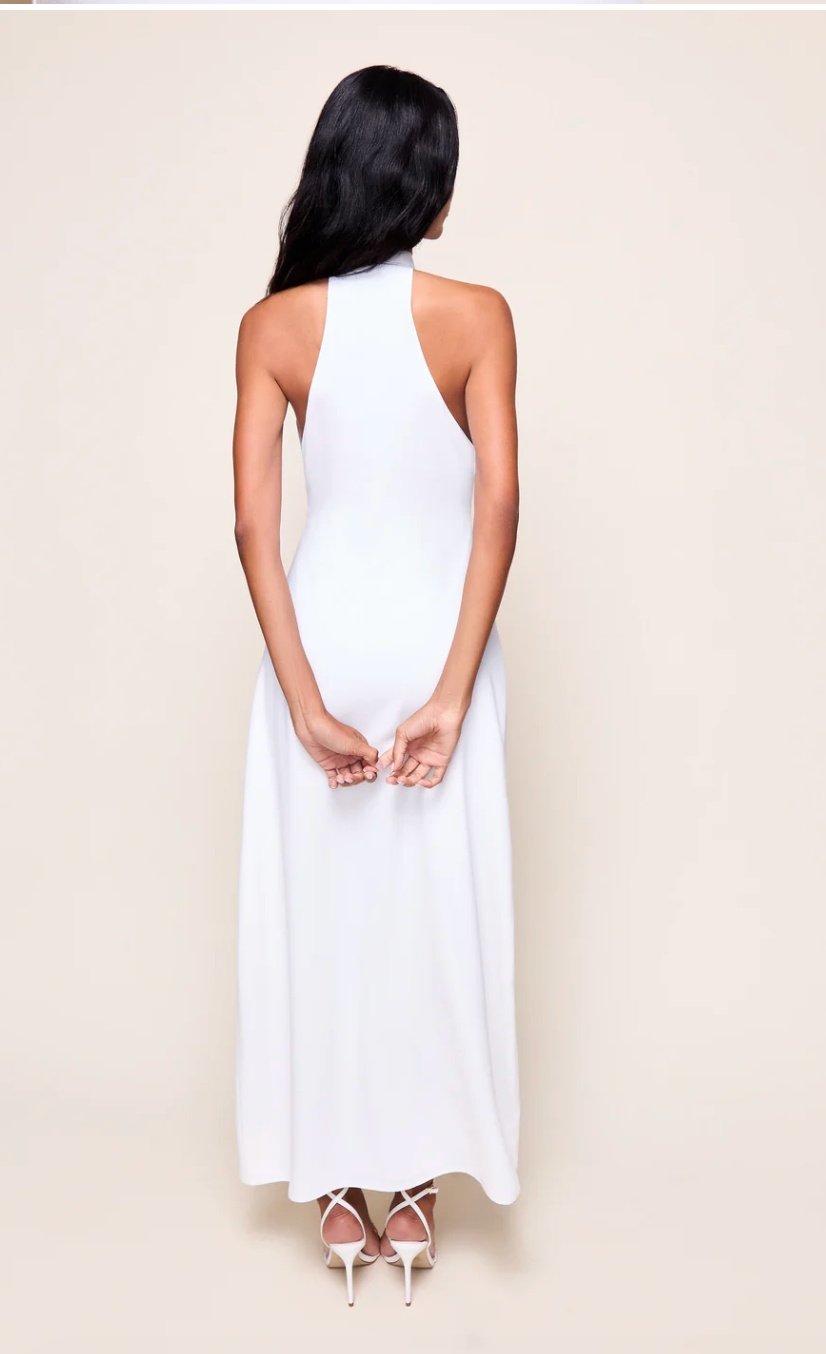 Guizio Amalfi Maxi Dress in Ivory - Size S