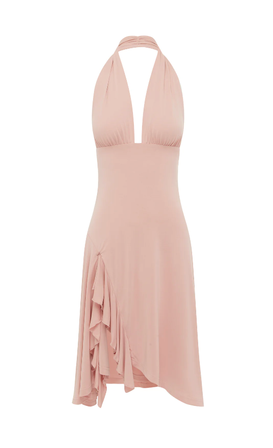 With Jean Kesha Dress in Pink - Size M