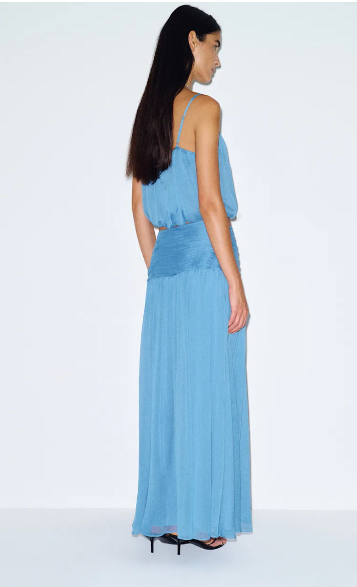 Reformation Astrid Two Piece Set in Atlantic - Size 4