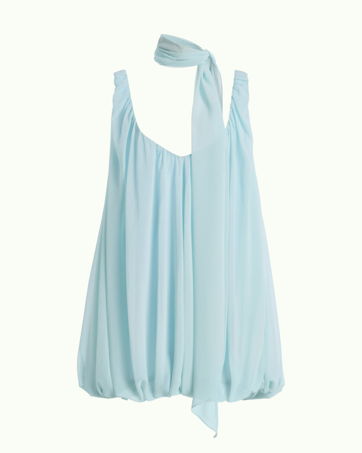 De La Vali Isla Mini Dress in Blue - Size 2