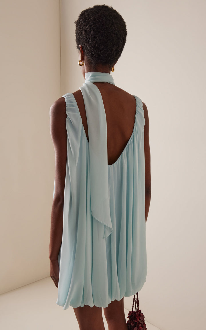 De La Vali Isla Mini Dress in Blue - Size 2