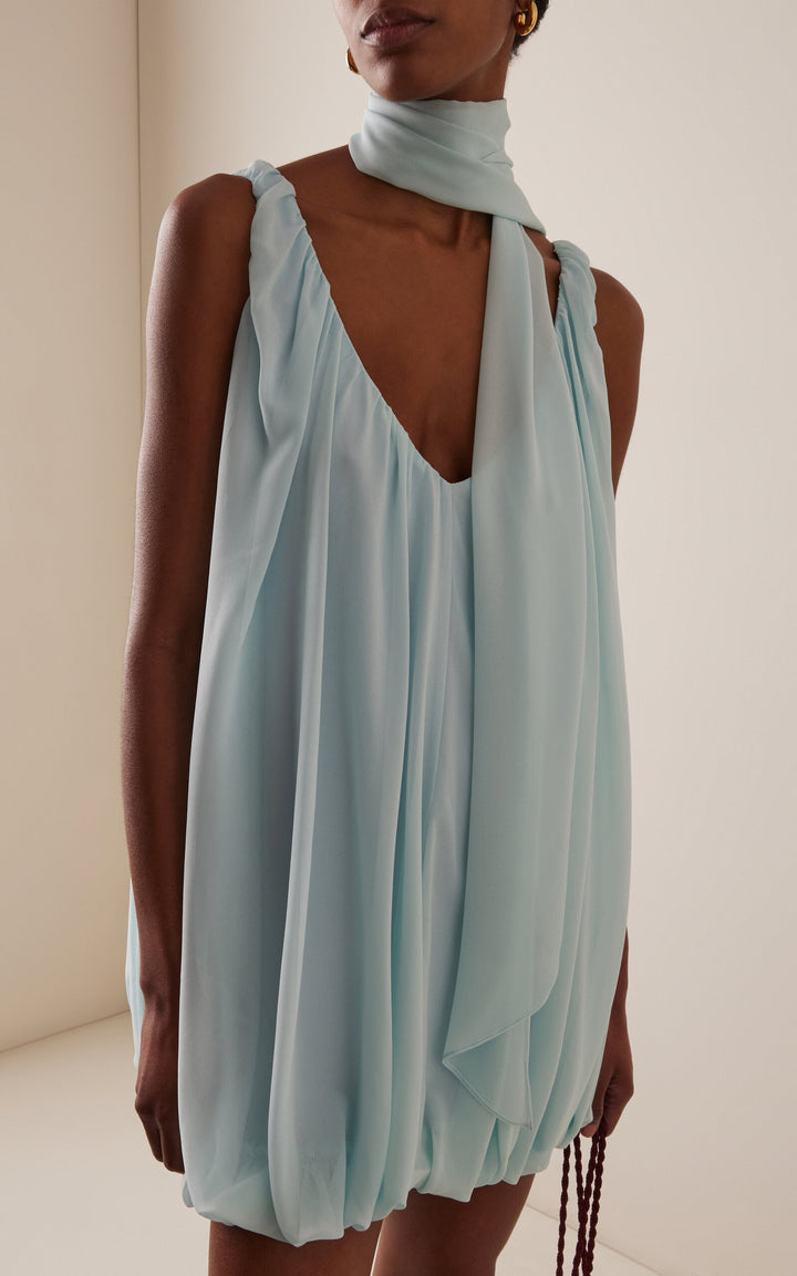 De La Vali Isla Mini Dress in Blue - Size 2